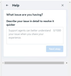 Facebook support, problem overview