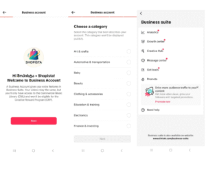 Tiktok Pro, Tiktok foe business pages